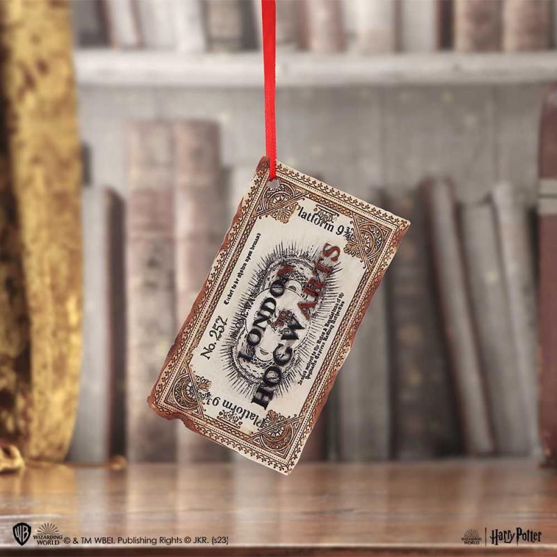 Harry Potter Hogwarts Ticket Hanging Ornament / Harry Potter wisząca ozdoba bilet do Hogwartu