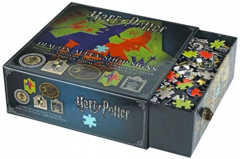 Harry Potter Diagon Alley Shop Signs (1000 elements) / puzzle Harry Potter - szyldy sklepów z ulicy Pokątnej (1000 elementów)