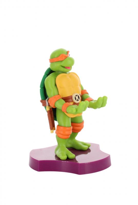 TMNT: Michaelangelo Cable Guys Holdem - Earbud Holder (11 cm) / Stojak na słuchawki Wojownicze Żółwie Ninja - Michaelangelo (11 cm)