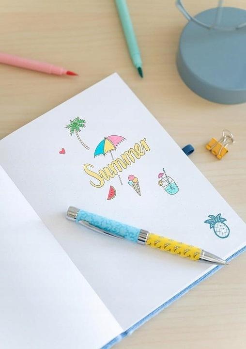 Disney Stitch A5 premium notebook + projector pen / Disney Stitch Plush Notes A5 z długopisem