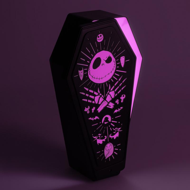 The Nightmare Before Christmas Coffin 3D Light (high: 28 cm) / lampka 3D Miasteczko Halloween - trumienka (wysokość: 28 cm)