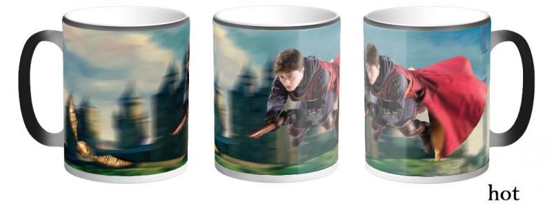 Harry Potter heat change mug - Golden Snitch / Harry Potter kubek termoaktywny - Złoty Znicz