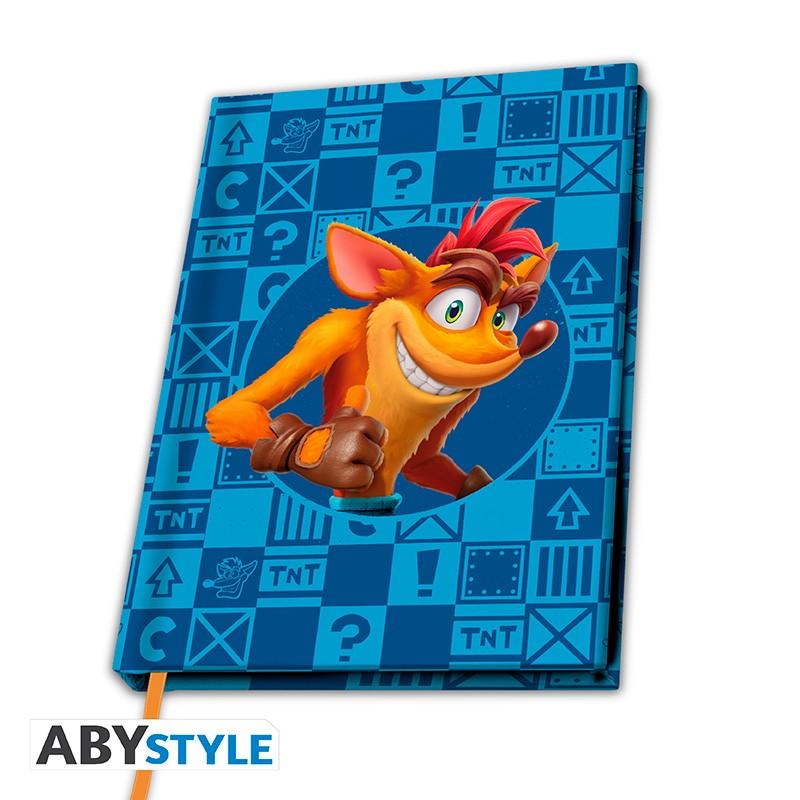 CRASH BANDICOOT A5 Notebook - Crash & Coco / notatnik A5 Crash Bandicoot - Crash & Coco - ABS