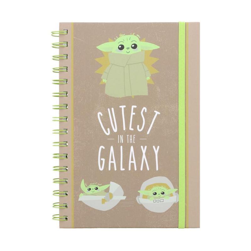 STAR WARS: THE MANDALORIAN (CUTEST IN THE GALAXY) A5 NOTEBOOK / notatnik A5 Gwiezdne Wojny - Mandalorian