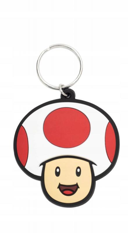 Super Mario rubber keychain - Toad / brelok gumowy Super Mario - Toad