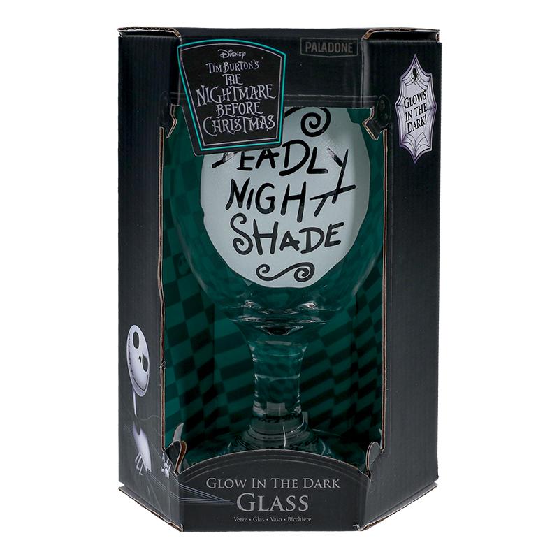 The Nightmare Before Christmas Glow in the Dark Glass / szklanka Miasteczko Halloween (świecąca w ciemności)