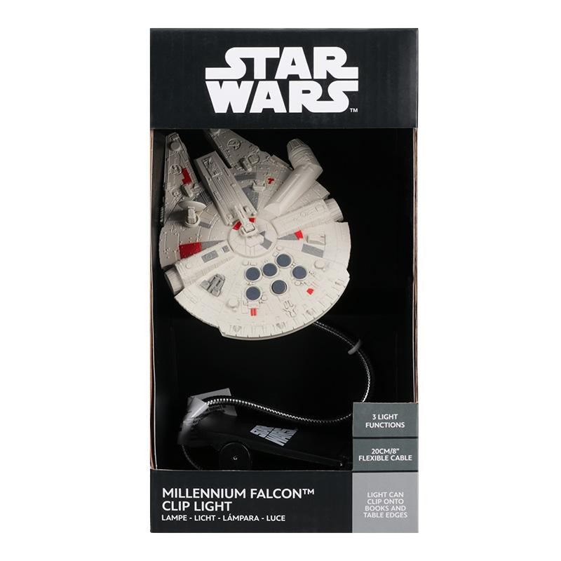 Star Wars Millennium Falcon Book Light (clip) / Gwiezdne Wojny lampka do czytania Sokół Millenium (klips)