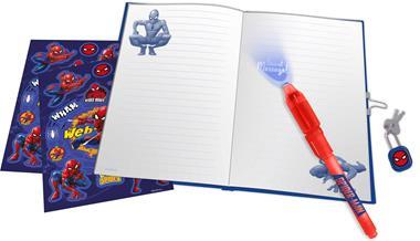 Marvel Spider-man secret diary with magic pen / Marvel Spider-man pamiętnik z magicznym długopisem