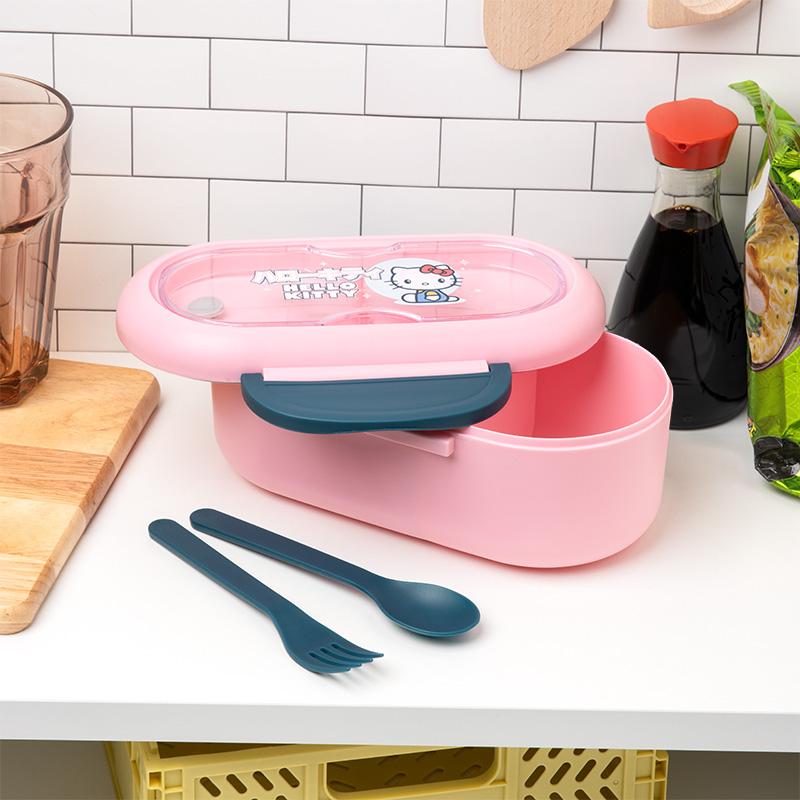 Hello Kitty Bento Box with cutlery / Hello Kitty pudełko na lunch plus sztućce