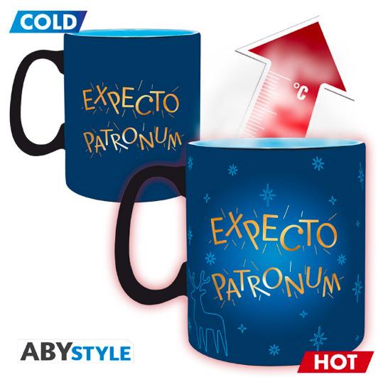 HARRY POTTER - Mug Heat Change - 460 ml - Expecto Patronum / kubek termoaktywny Harry Potter Expecto Patronum - ABS