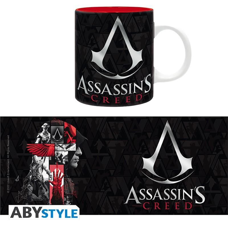 ASSASSINS CREED mug (320 ml) - Crest black & red / Assassins Creed kubek (320 ml) - Herb (czarno-czerwony) - ABS