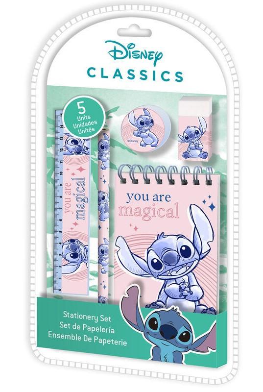 Disney Stitch stationery set (5 pcs) / Disney Stitch zestaw piśmienniczy (5 elementów)