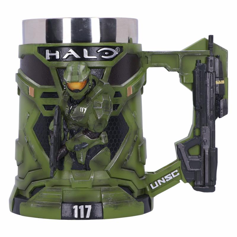 Halo Master Chief Tankard (high: 15,5 cm) / Kufel kolekcjonerski Halo - Master Chief (wys: 15,5 cm)