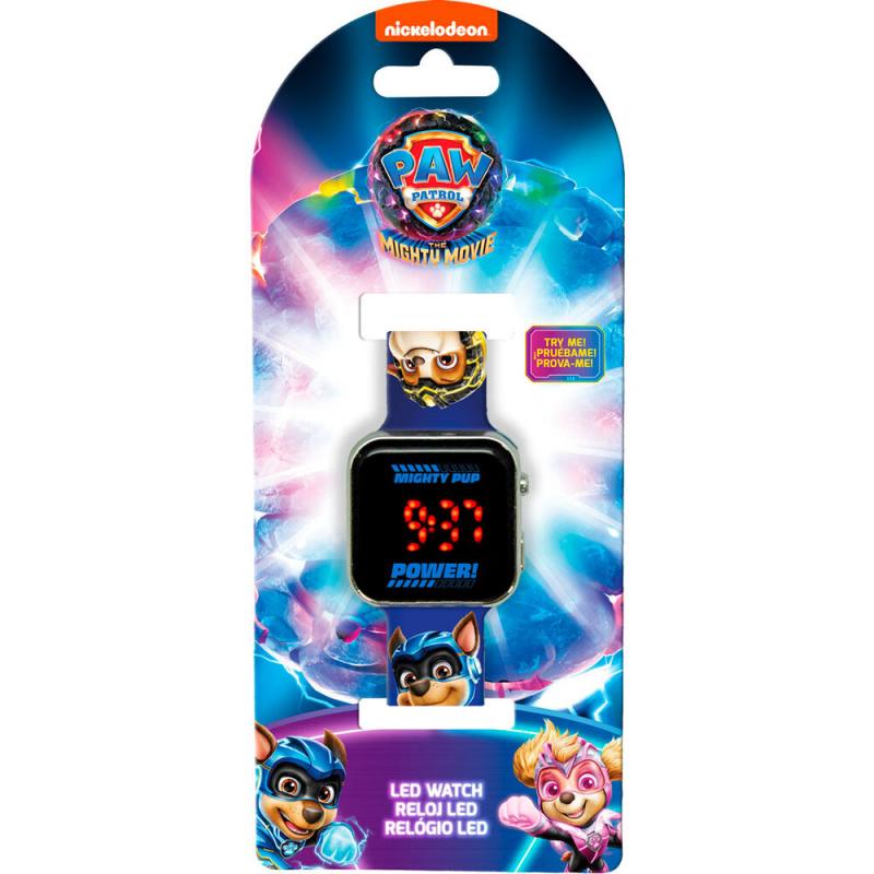 Paw Patrol led watch - Mighty Movie / Zegarek cyfrowy Psi Patrol - Wielki Film