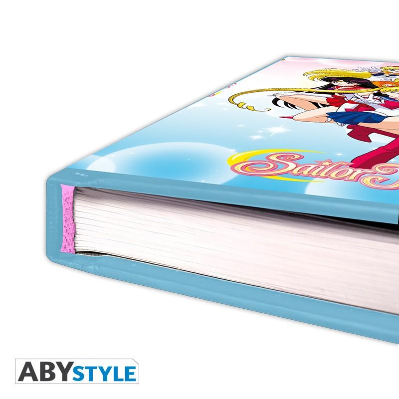 SAILOR MOON A5 Notebook Sailor warriors / Notatnik A5 Czarodziejka z Księżyca - Wojownicze Księżniczki - ABS