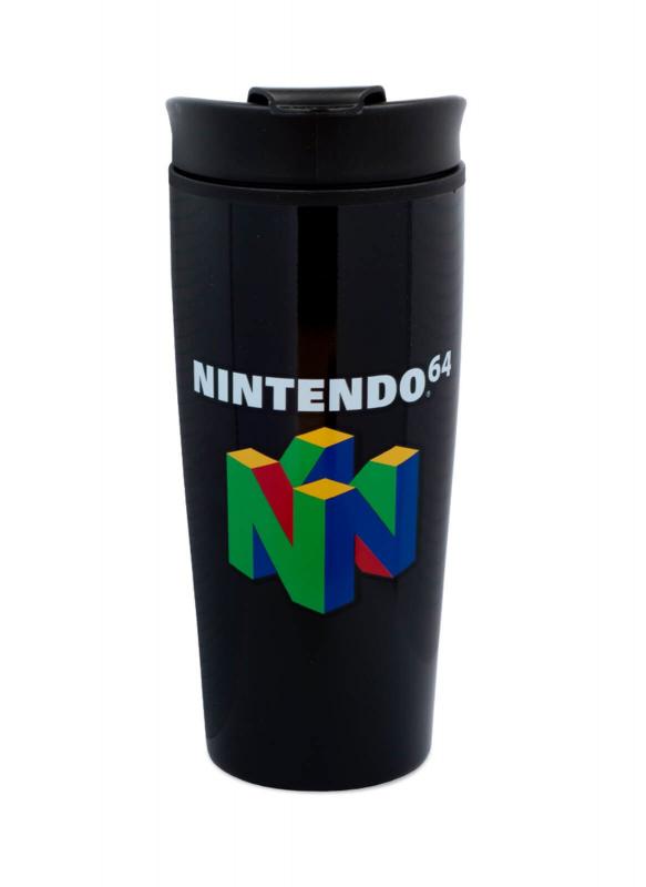 NINTENDO (N64) METAL TRAVEL MUG / kubek termiczny (metalowy) NINTENDO (N64)