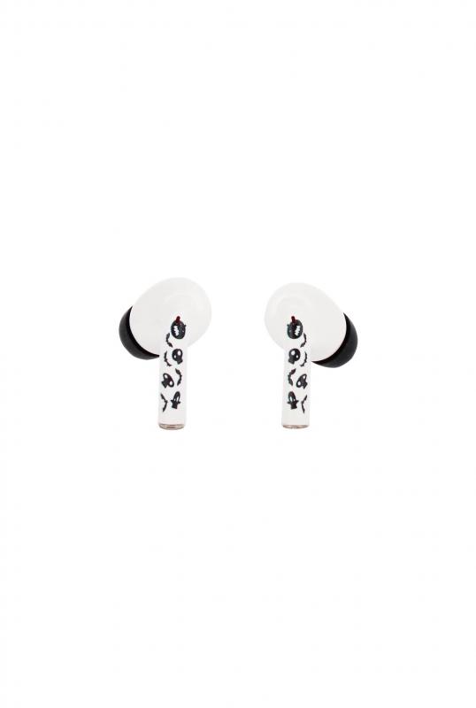 The Nightmare Before Christmas Jack Skellington Buds Pro Wireless Bluetooth Earbuds and Phone Holder / Miasteczko Halloween zestaw: stojak na słuchawki Jack Skellington plus słuchawki bezprzewodowe