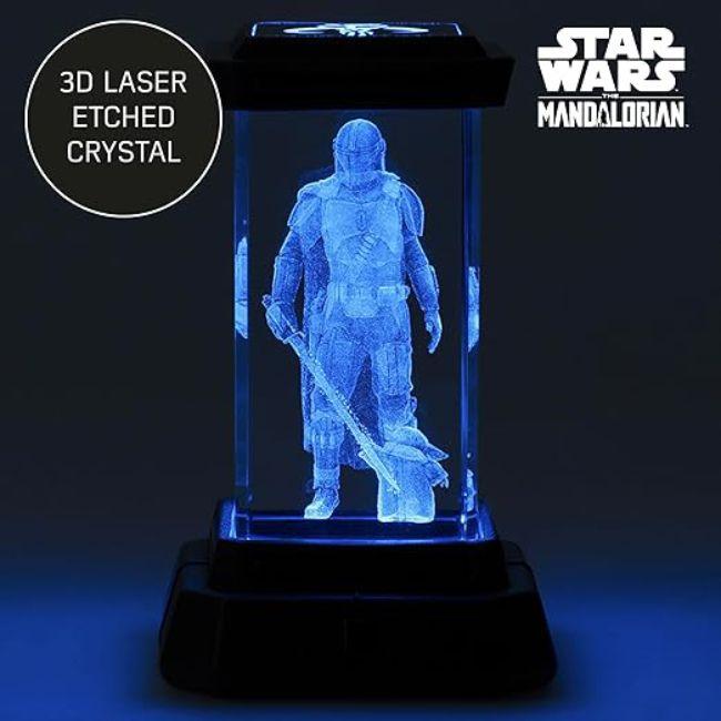 Star War - The Mandalorian holographic light: The Mandalorian (high: 12 cm) / Gwiezdne Wojny - Mandalorian lampka holograficzna (wysokość 12 cm)