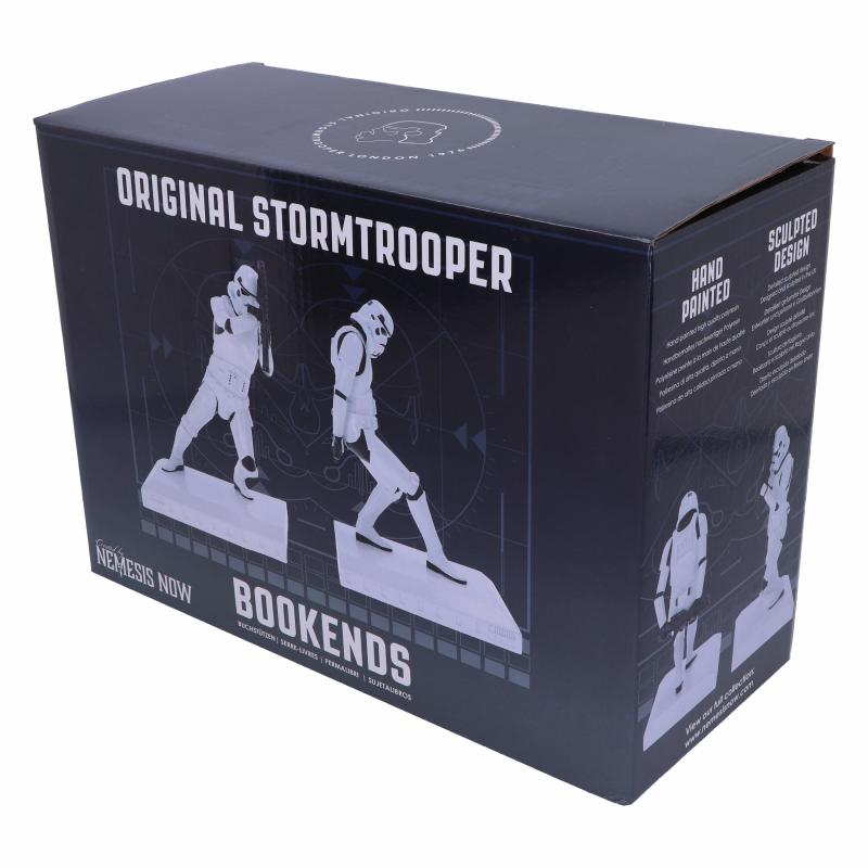 Star Wars Stormtrooper bookends (high: 18,50 cm) / Podpórki pod książki Gwiezdne Wojny Szturmowiec (wys: 18,50 cm)