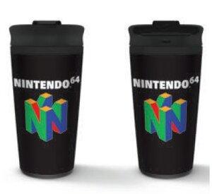 NINTENDO (N64) METAL TRAVEL MUG / kubek termiczny (metalowy) NINTENDO (N64)