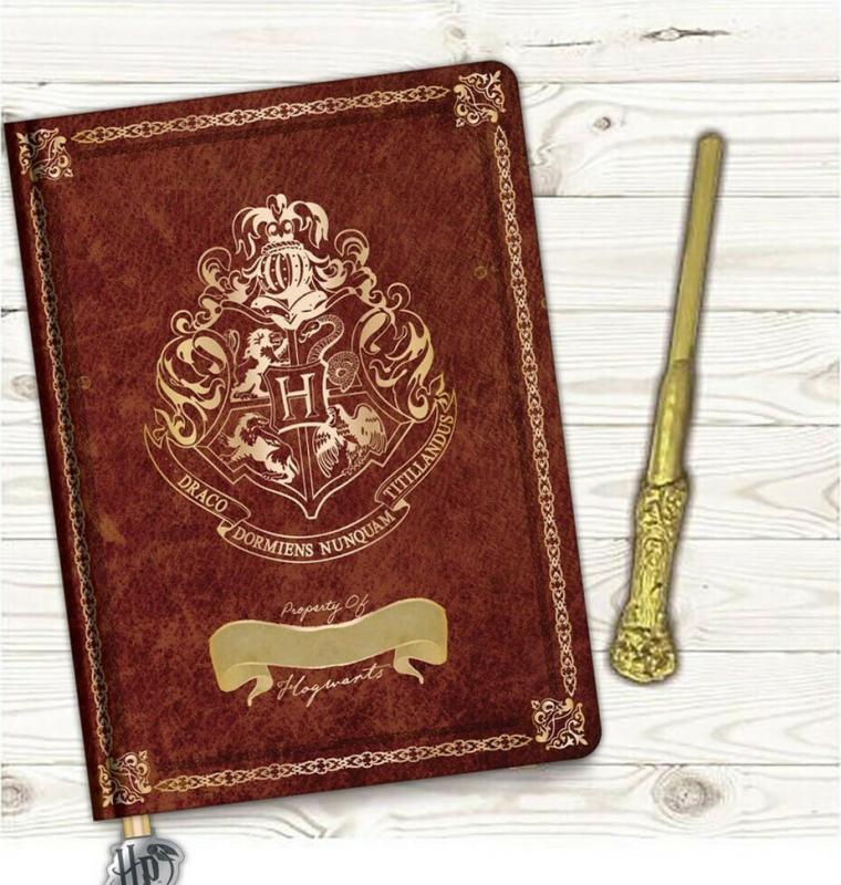 Harry Potter Notebook & Pen Set - Crest / zestaw Harry Potter - HERB: notatnik plus długopis