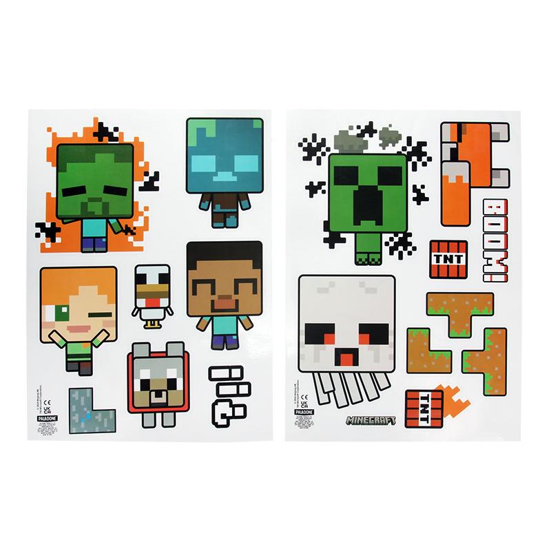 Minecraft Personalisation Wall Decals / Minecraft naklejki dekoracyjne ścienne