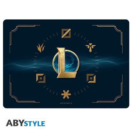 LEAGUE OF LEGENDS gaming mousepad Hextech logo (35 x 25 cm) / League of Legends podkładka pod myszkę Hextech logo (35 x 25 cm) - ABS