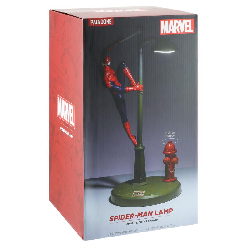 Marvel Spider-man lamp (high: 34 cm) / lampa Marvel Spider-man (wysokość 34 cm)