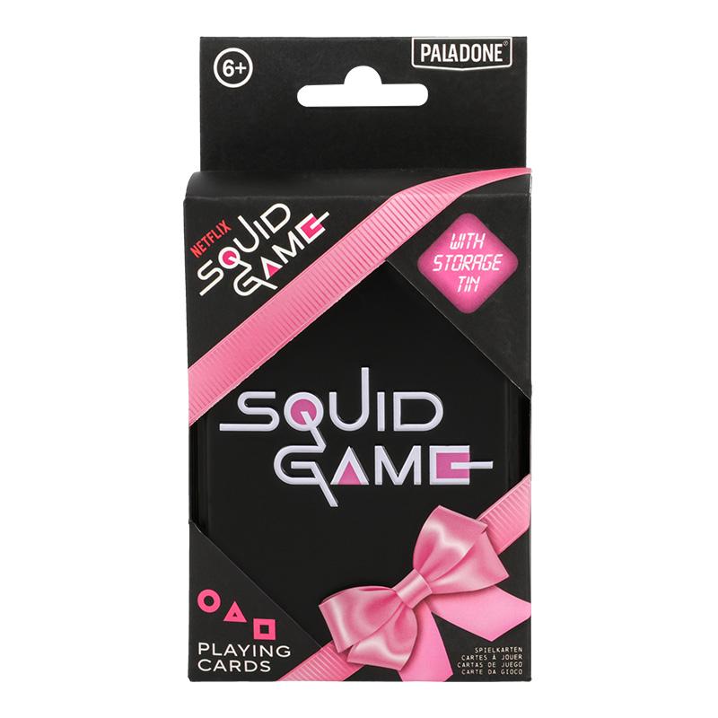 Squid Game Playing Cards in a Tin / karty do gry Squid Game w ozdobnej puszce