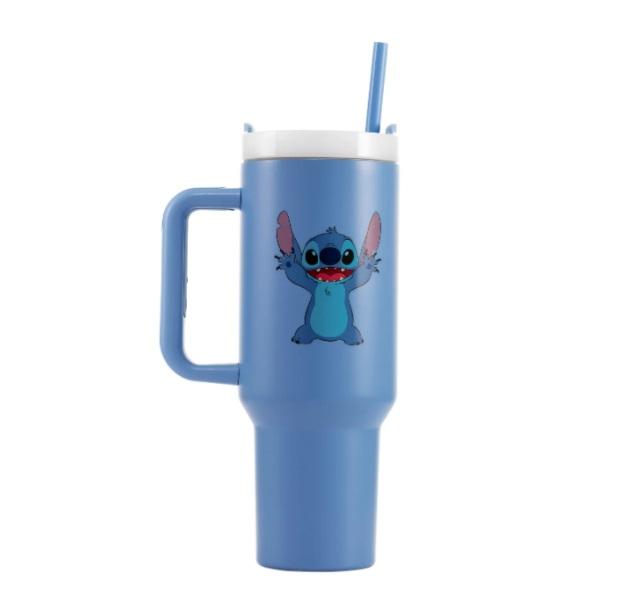 Disney Stitch (waving Stitch) travel cup with straw (1180 ml) / Disney Stitch kubek podróżny ze słomką (1180 ml)