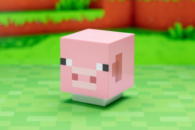 Minecraft Pig Light with Sound / lampka Minecraft Świnka z dźwiękiem