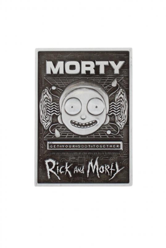 Rick & Morty - Digiplate Starter Pack: phone stand and metal plates set (3 pcs) / Rick & Morty zestaw: stojak na telefon plus 3 x płytki Digiplates