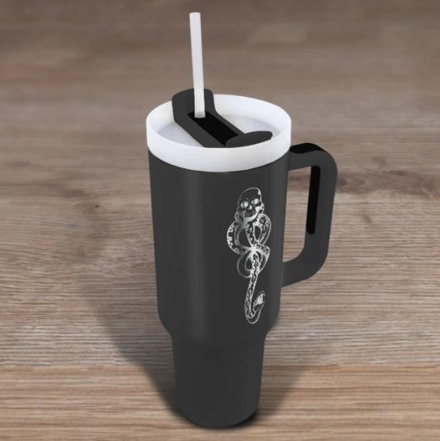 Harry Potter Dark Arts travel cup with straw (1180 ml) / Harry Potter Czarna Magia kubek podróżny ze słomką (1180 ml)