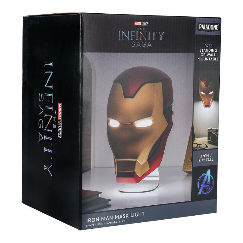 Marvel Iron Man mask desktop / wall light (high: 22 cm) / lampka ścienno-biurkowa Marvel Iron Man (wysokość: 22 cm)