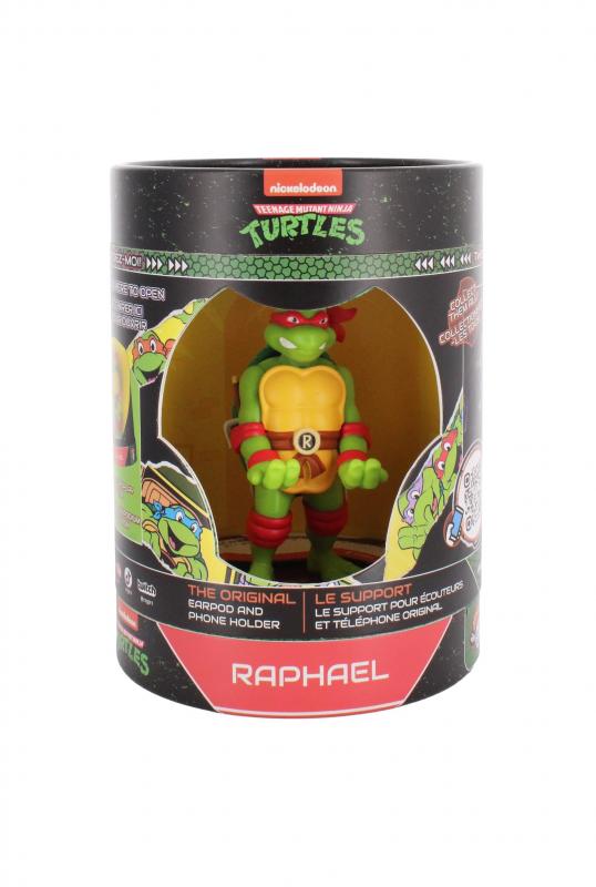 TMNT: Raphael Cable Guys Holdem - Earbud Holder (11 cm) / Stojak na słuchawki Wojownicze Żółwie Ninja - Raphael (11 cm)