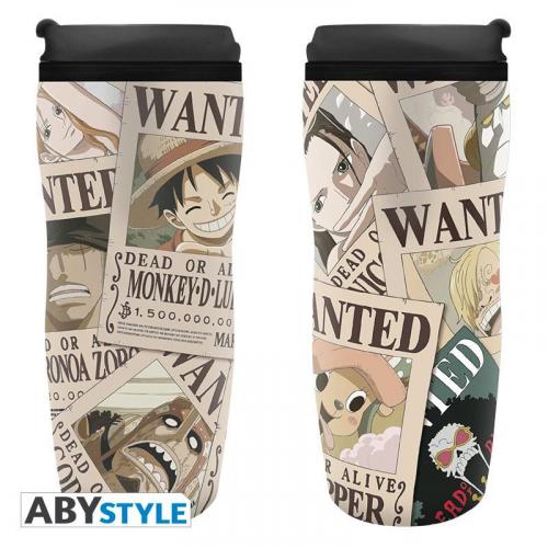 One Piece travel mug - Wanted / One Piece kubek podróżny - Wanted - ABS