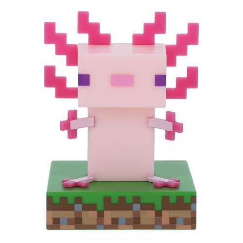 Minecraft Axolotl Icon Light / lampka Minecraft Axolotl