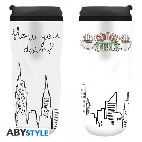 FRIENDS travel mug - Central Perk / kubek podróżny Przyjaciele - Central Perk - ABS