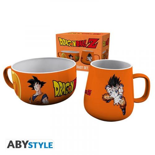 Dragon ball Z Goku breakfast set: mug + bowl / zestaw śniadaniowy Dragon ball Z Goku: miska plus kubek - ABS