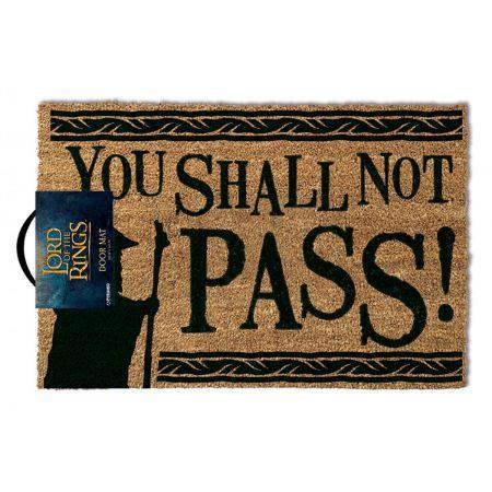 THE LORD OF THE RINGS (YOU SHALL NOT PASS) DOORMAT (60 x 40 cm) / wycieraczka pod drzwi Władca Pierścieni (60 x 40 cm)