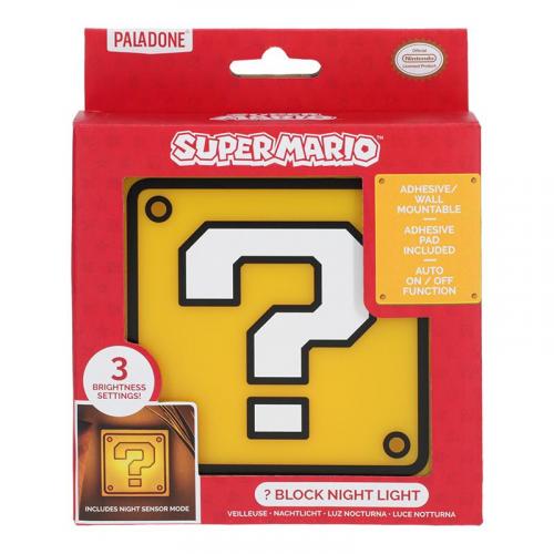Super Mario Question Block Night Light / lampka nocna Super Mario - znak zapytania