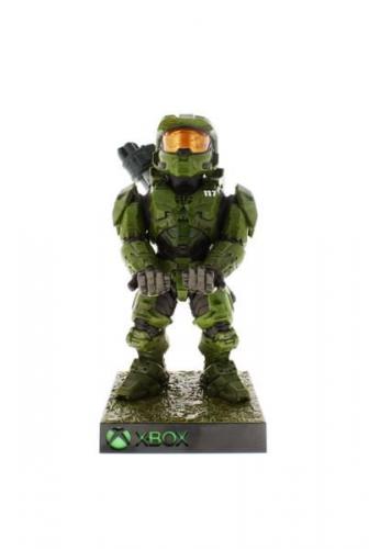 Halo Master Chief Exclusive Variant phone & controller holder (20 cm) with light up square base / stojak Halo Master Chief Exclusive Variant (20 cm) ze świecącą podstawą