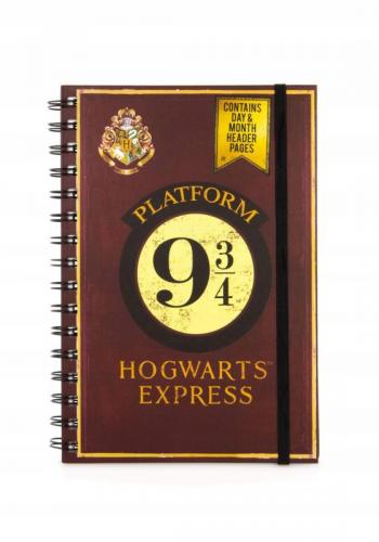 HARRY POTTER (PLATFORM 9 3/4) A5 WIRO UNDATED DIARY NOTEBOOK / notatnik A5 Harry Potter - Peron 9 3/4