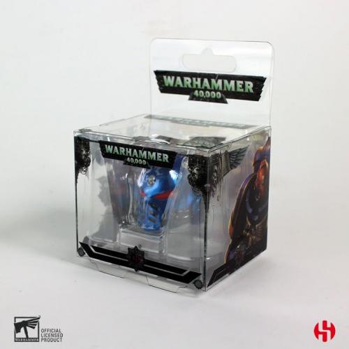 Warhammer 40K Metal Keychain Space Marine Primaris Helmet Ultramarine / Warhammer 40K brelok Space Marine Primaris Helmet Ultramarine