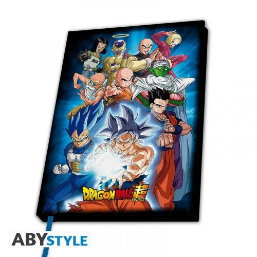 DRAGON BALL SUPER - A5 Notebook Universe 7 / Dragon ball notatnik A5 Uniwersum 7 - ABS