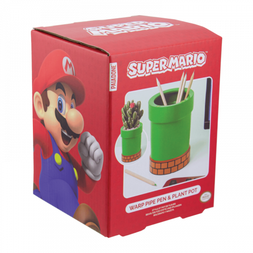 Super Mario Pipe Plant and Pen Pot / przybornik na biurko - doniczka Super Mario