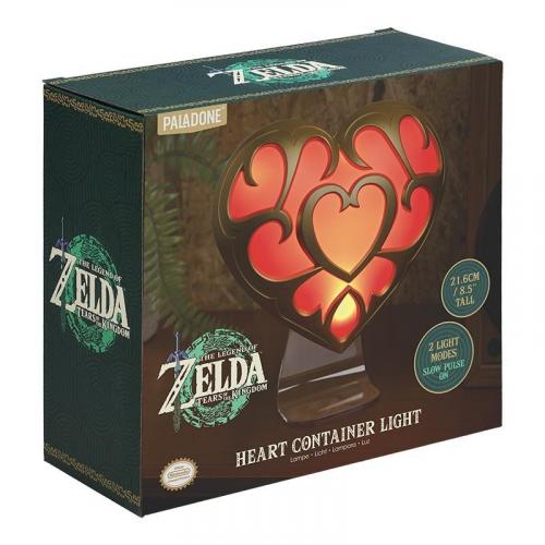 The Legend of Zelda Heart Container Light (high: 21,6 cm) / The Legend of Zelda lampka - pojemnik na energię (wysokość: 21,6 cm)