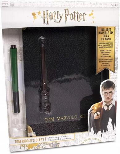 HARRY POTTER - Tom Riddle's Diary Notebook and Invisible Wand Pen / Harry Potter - dziennik Toma Riddla, pióro plus różdżka