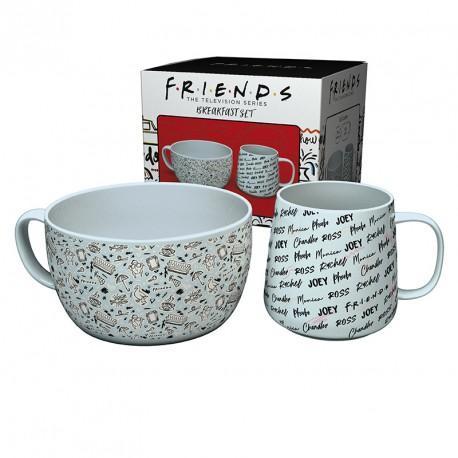 FRIENDS Breakfast Set Mug + Bowl / zestaw śniadaniowy PRZYJACIELE : miska + kubek - ABS