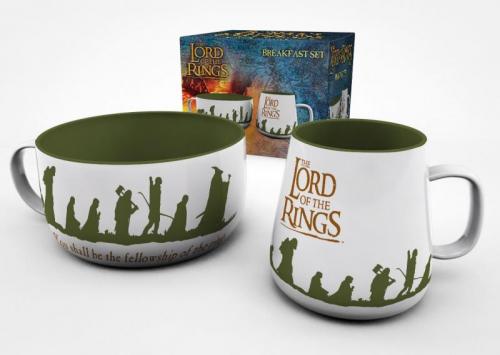 Lord of the Rings One Ring breakfast set - Fellowship / zestaw śniadaniowy Władca Pierścieni - Drużyna - ABS